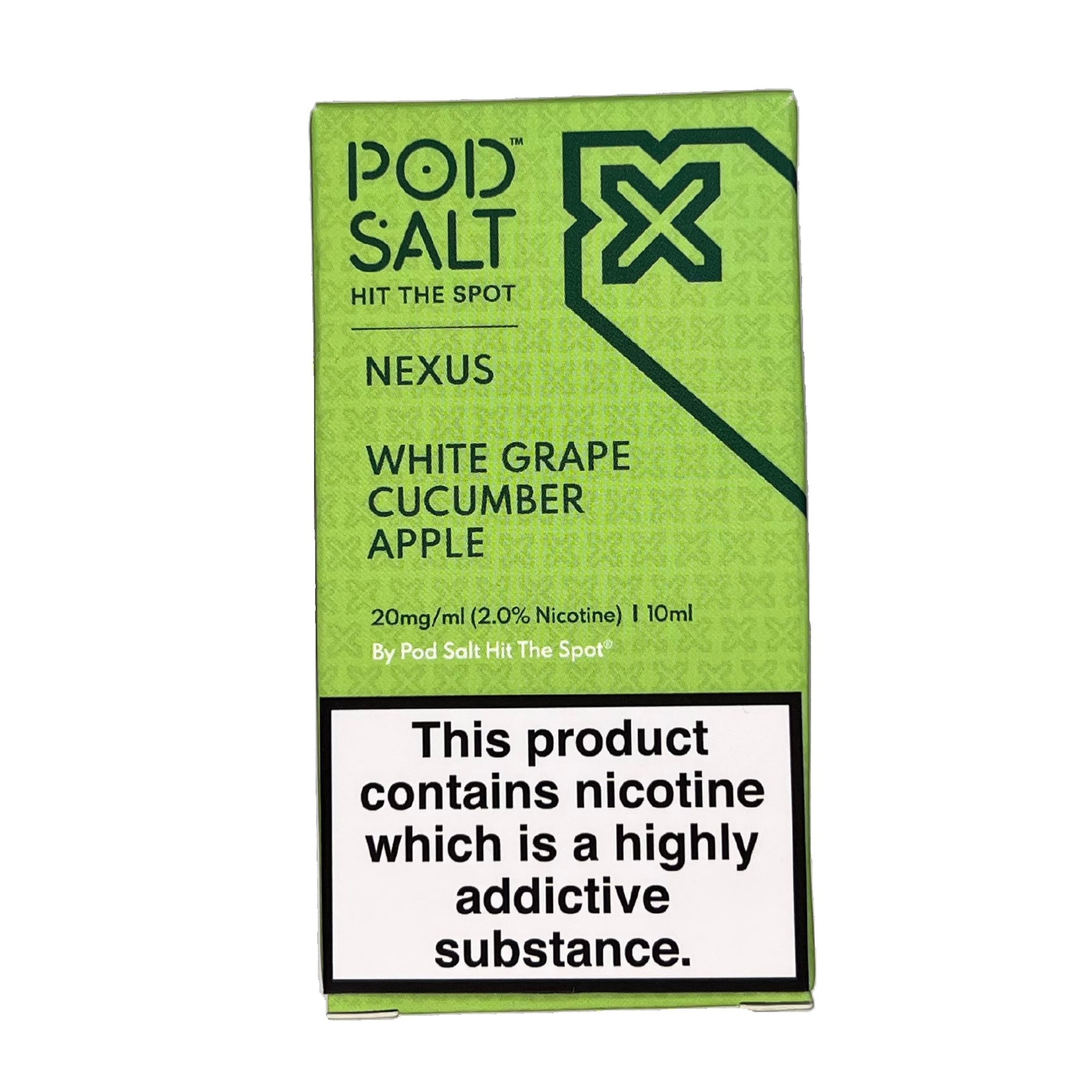 White Grape Cucumber Apple | Pod Salt Nexus 10ml Pod Salt 3.99